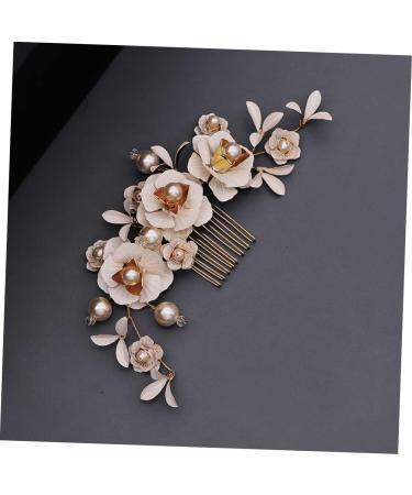 DOITOOL Crystal Headpiece Bridal Headpiece Hair Ornaments for Women Floral Hair Accessories Soap Dispenser Foam Headpiece for Women Womens Hair Accessories Bride Wedding Hair Comb - Buy Online on GoSupps.com