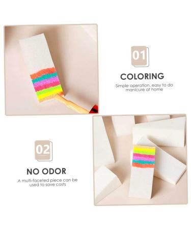 FOMIYES 20pcs Nail Sponge - Professional Makeup & Nail Art Transfer Wedges | French Nail Tool & Stamping Sponge for Perfect Manicures | White Cosmetic Supplies - Buy Online on GoSupps.com