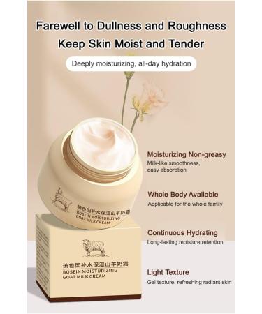 IFFANY Goat Milk Moisturizing Cream Goat Milk Body Cream Goat Milk Nourishing Cream for Women - Buy Online on GoSupps.com