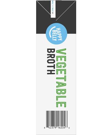 Happy Belly Veggie Ready to Serve Broth - 32 Ounce - Buy Online on GoSupps.com