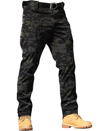 Buy Cargoose Men's Outdoor Stretch Denim Overalls - Waterproof Camouflage Large Pockets Dark Gray 3XL - Buy Online on GoSupps.com