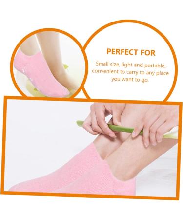 SOLUSTRE 3 Pairs Foot Gel Socks Skin Miss Vegetable Gel Nursing Cover - Buy Online on GoSupps.com