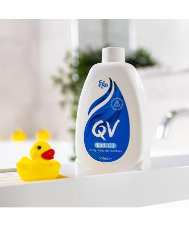 QV Gentle Wash 500g Soap-Free Moisturising Low Irritant PH Balanced Body Wash for Eczema and Dry Skin Conditions & Bath Oil PH Balanced Low Irritant Formulation 500 ml 500 ml (Pack of 1) Pump Bottle + Low Irritant Formulation - Buy Online on GoSupps.com