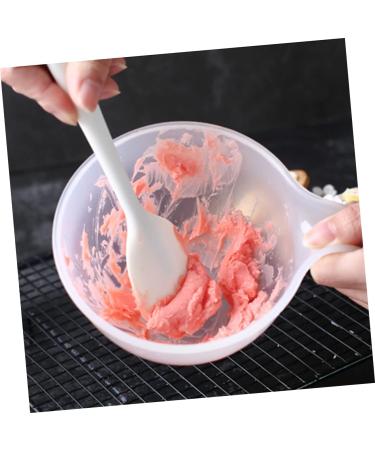 2pi ces Bol Simple Plastique Transparent Blanc Bol M langeur Sauce De Cuisson Pour Micro-ondes De Service Pour Salades Et Ap ritifs - Buy Online on GoSupps.com