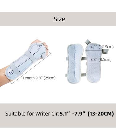 Wrist Fracture Splint & Brace for Pain Relief | Removable Left Hand Support for Fractures Sprains Arthritis & Tendonitis - One Size Fits Most - Buy Online on GoSupps.com