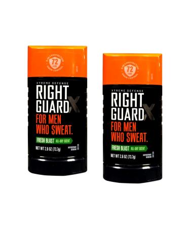 Right Guard Xtreme Defense 5 Anti-Perspirant & Deodorant 2.60 oz - Fresh Blast (Pack of 2) | International Shipping Available - Buy Online on GoSupps.com