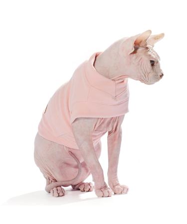 Caracaleap dog sweater - soft and warm t -shirt dog winter spring clothing coat cat sweater sweater sweaters sweater soft fuzzy for small dogs cats xs pink
