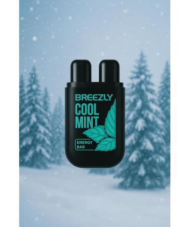BREEZLY Nasal Stick | Cool Mint | Enhanced Breathing + Natural Energy | Cooling Mint Sensation | Essential Oils + Menthol - 4 Pack Nasal Sticks - Buy Online on GoSupps.com