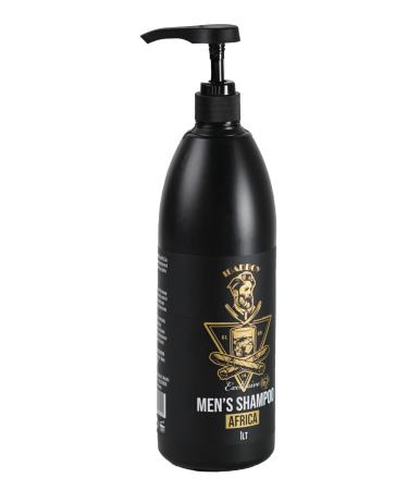 IBadBoy IBADBOY Africa Men's Shampoo 1000ml Leave-In - Daily Cleansing and Care for All Hair Types Ideal for Frequent Use Silicone-Free.