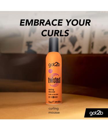Schwarzkopf got2b Twisted Curling Hair Mousse Anti-Frizz Formula Desgined for Curls Lasts up to 96 Hours Vegan 250 ml (Pack of 2) - Buy Online on GoSupps.com