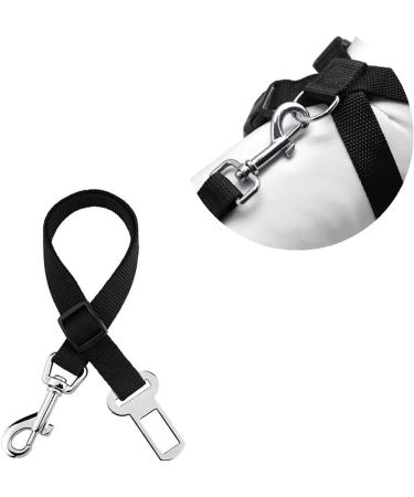 Dog Harness Seat Belt Dog Seat Buckle Clip Car Seat Belt Adjustable Car Harness Restraint Attachment Clip Pet Seat Belt Pet Travel Accessories for Dogs Cats - Buy Online on GoSupps.com