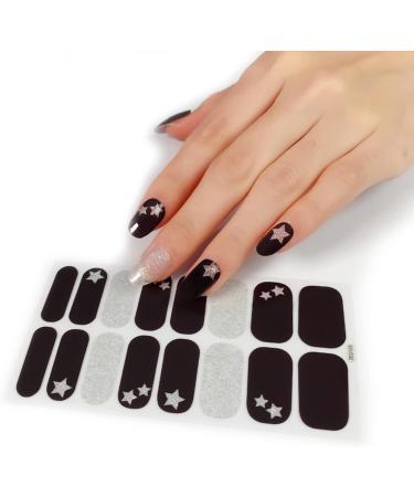 Pattern Semi Cured Gel Nail Polish Strips Full Nail Wraps Nail Polish Stickers Self-Ashesive Nail Art Nail Polish Strips for Women Valentines Day Ze0098 - Buy Online on GoSupps.com