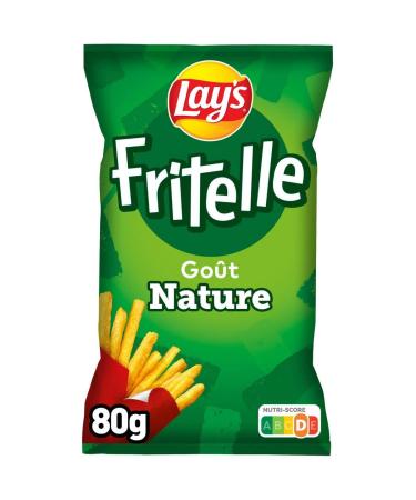 AUCHAN Pack of 3 units *** LAY'S Plain Fries Fritelle 80g
