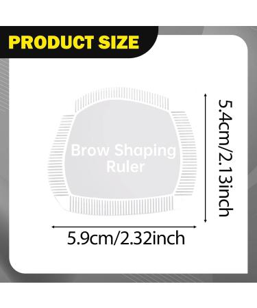 Amagogo Gabarit de mise en forme des sourcils outil professionnel portable en acrylique pour le tra age facile des sourcils id al pour les salons de 5.9 Cm X 5.4 Cm - Buy Online on GoSupps.com