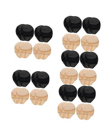 FOMIYES 20 Pairs Half Socks Washable Metatarsal Pads Compact Forefoot Pads Seamless Toe Socks Non- Toe Socks Foot Protectors for Feet Cotton Feminine Products Breathable Women's