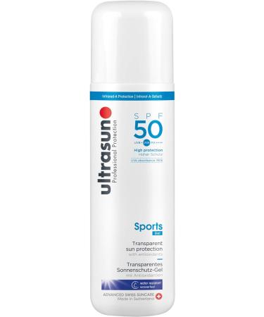 ultrasun Very High SPF 50 Sunscreen Sun Protection Sports Gel 200 ml + Sun Protection Gel 200 ml - Buy Online on GoSupps.com