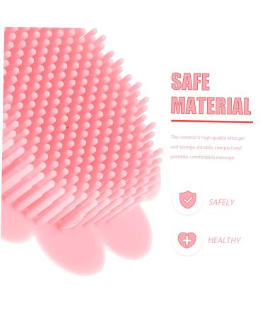 Healeved Silicone Shampoo Brush Set - Pink Scalp Scrubber & Massage Tool for Infants and Babies - 2 Pack - Buy Online on GoSupps.com