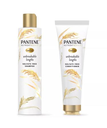 Pantene Nutrient Blends Unbreakable Lengths Shampoo and Conditioner Set