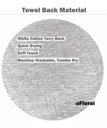 Floral Foxes and Arrows Hand Towels - Super-Absorbent Cotton Washcloths with Seamless Fox Head Pattern - Ideal for Bath, Kitchen, Yoga - 15X30 Inch - Buy Online on GoSupps.com