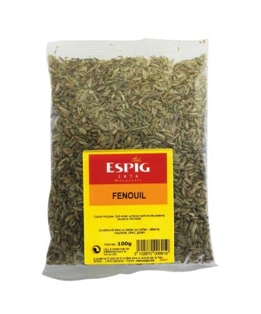 Espig Fennel Seeds 100 g - Economical Format 100 g in Bag (1 Bag)