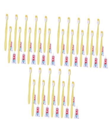 Gatuida 30 STK travel toothbrush toothpaste toothbrush with soft bristle hotel toothbrush toothbrush disposable toothbrush devoted to disposable items travel
