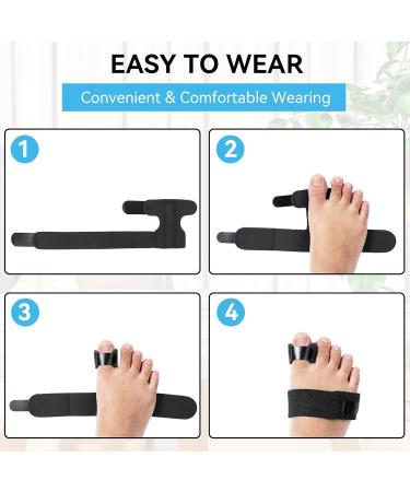 Agate Toe Clasp for Hallux Valgus Correction - Injured Toe Support & Straightener - Men's & Women's Toe Protection - Buy Online on GoSupps.com