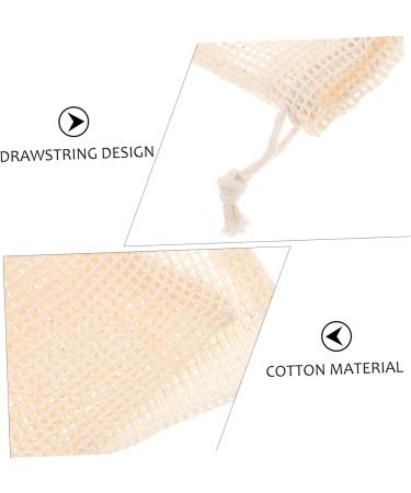 Beaupretty 50 Pcs Soap Storage Bags - Exfoliating Foam Net Pouches for Facial Cleaning & Bathing | Travel-Friendly Cotton Linen Soap Savers - Buy Online on GoSupps.com