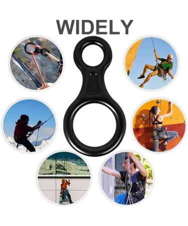 EIHI 35kN Abseiling Device | Figure of Eight Climbing Descender for 8-13mm Rope | International Shipping - Buy Online on GoSupps.com