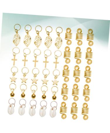 Didiseaon 1 Hair Extension Ring Hair Jewelry Rings Arm Makeup Cleaner Hair Accessories for Braids Metal Hair Claw Clips Hair Braid Rings Hair Clip Hair Headdress To Weave Wig - Buy Online on GoSupps.com