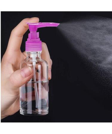 Canjerusof 4-Pack Refillable Pump Dispenser Bottles - 100ml Lotion Shampoo & Massage Oil Travel Bags in Random Colors - Buy Online on GoSupps.com