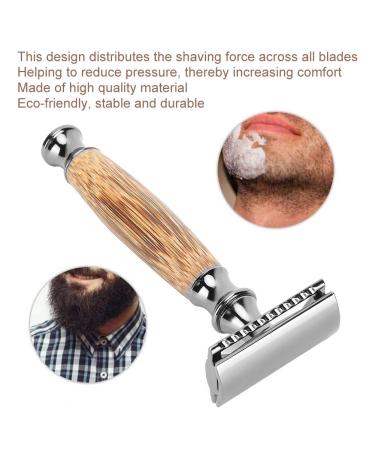 Portable Safety Razor for Men - Manual Shaver & Detachable Beard Trimmer for Home & Salon Use - Buy Online on GoSupps.com