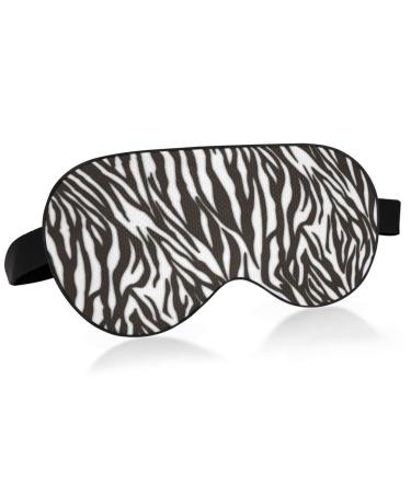 xigua Zebra Stripe Pattern Sleeping Eyes Mask with Adjustable Strap Breathable Blackout Comfortable Sleeping Eye Mask for Men&Women13