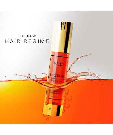 Matsu Luxeoil Argan Oil Treatment - Adds Shine, Controls Frizz - 50mL Travel & Home Size - Buy Online on GoSupps.com
