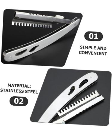 Angoily Stainless Steel Razor Holder | Premium Hairdresser & Shaving Accessories | International Shipping - Buy Online on GoSupps.com