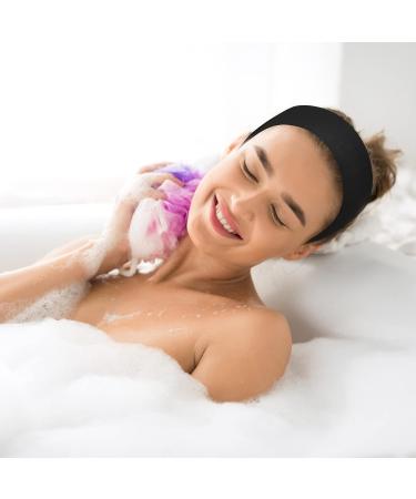 128-Piece Disposable Spa Facial Headbands | Non-Woven | Soft Hair Band for Women, Salons, Estheticians | Black Large - Buy Online on GoSupps.com