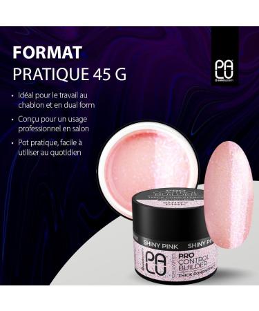  PALU salon system PALU Nail Builder Gel UV/LED Nail Art Thixotropic 3-Phase Hard For Nail Extensions Reinforced Skeleton Pro Control Builder Gel 45g Shiny Pink - Buy Online on GoSupps.com