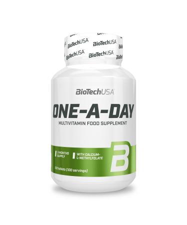 BioTechUSA One-A-Day Multivitamin | 12 Vitamins | 10 Minerals | Energy Immune & Bone Health 100 Tablets