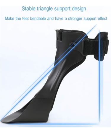 Drop Foot Support Brace | Ankle Splint for Sprains & Tendonitis | Adjustable Foot Drop Orthosis for Men & Women - Large Size - Buy Online on GoSupps.com