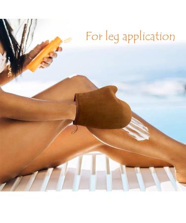 VNITT 2 in 1 Self Tanning Mitt Applicator Kit | Tan Mitt Glove & Brush for Flawless Fake Tan | Perfect for Face & Body - Shop Now - Buy Online on GoSupps.com