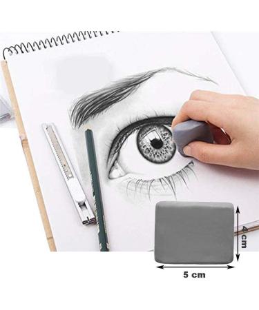 WOWOSS 17pc Blending Stumps Tortillions Set, Sandpaper Sharpener, Pencil Extension Tool, Eraser & Felt Bag - Ideal for Student Sketch Drawing - Buy Online on GoSupps.com