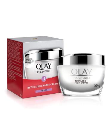 Olay Regenerist Night Firming Cream 50g - Hydrating Anti-Aging Moisturizer for All Skin Types | International Shipping Available - Buy Online on GoSupps.com