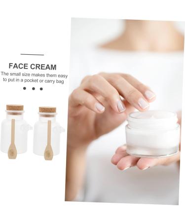 Cabilock 2 Pi ces Bouteille De Sel De Bain Bouteille De Poudre De Sel De Bain Maquillage En Poudre Bidon De Sel De Bain Herm tique Bocaux Givr Blanche Bouteille Portable Abdos - Buy Online on GoSupps.com