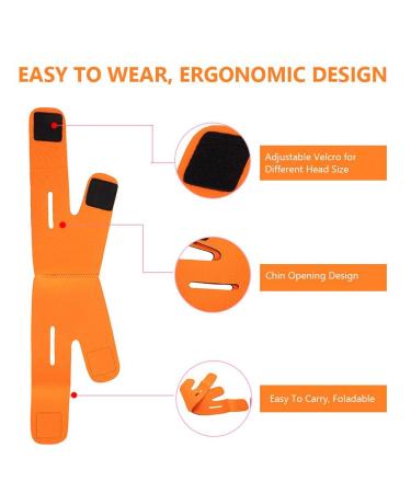 Doppelkinn Tighter Face Lifting Belt | Double Chin Reducer & Skin Tightening Strap for Women - Breathable V-Line Design - Buy Online on GoSupps.com