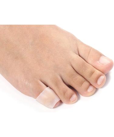 LIXBD Gel Toe Protectors - Silicone Corn Toe Separators for Little Toe Pain Relief - 5 Pairs - Comfortable & Durable - Buy Online on GoSupps.com