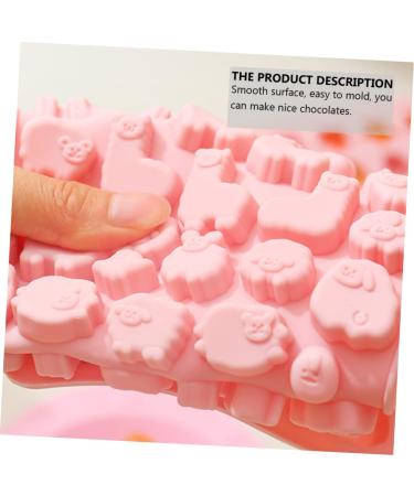 ABOOFAN 2pcs Chocolate Silicone Mold Candle Molds Candy Molds Trays Flavoured Gelatin Silicone Dessert Mold Animal Gummy Molds Roasting Pan Cake Fruit Jelly Silica Gel Christmas - Buy Online on GoSupps.com