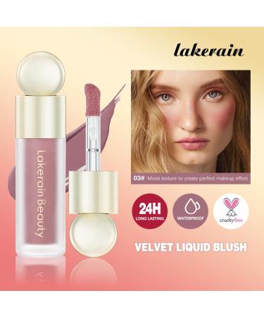 Soft Velvet Liquid Blush - Weightless & Long-Lasting Matte Cream for Cheek with Natural Dewy Finish - Smudge Proof Skin Tint Makeup (01) - Buy Online on GoSupps.com