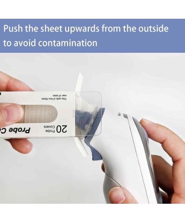 PAIKIUU 100Pcs Ear Thermometer Caps for Braun Models - Transparent Probe Covers - Buy Online on GoSupps.com
