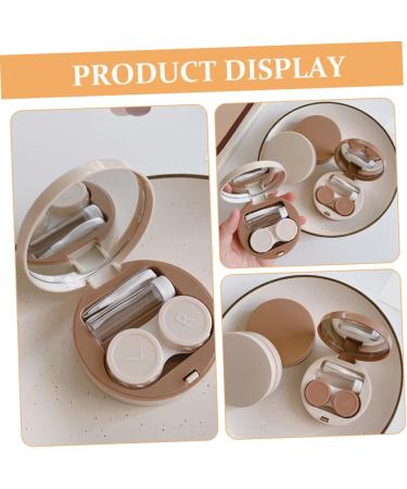 Buy BUIFULSIC Colored Contact Lens Storage Case - 2 Sets Travel Makeup Container | ABS Invisible Decorative Box - Buy Online on GoSupps.com