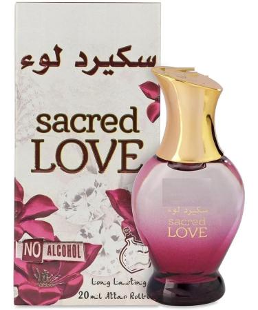 Sacred Love Alcohol Free Attar Roll On | Long Lasting Fragrance For Men & Women | 20ml - Buy Online on GoSupps.com