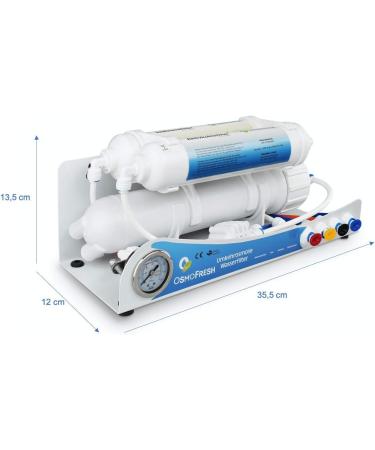Osmofresh Smartline Gold 125 GPD Reverse Osmosis Water Filter | Direct Flow 475L Daily Performance | Ideal for Aquaristics & Seawater | No Tank Required - Buy Online on GoSupps.com